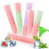 50 шт. с силиконовой воронкой, пакеты для фруктового льда, утолщенные пакеты для форм для мороженого, пакеты для домашнего мороженого, сок