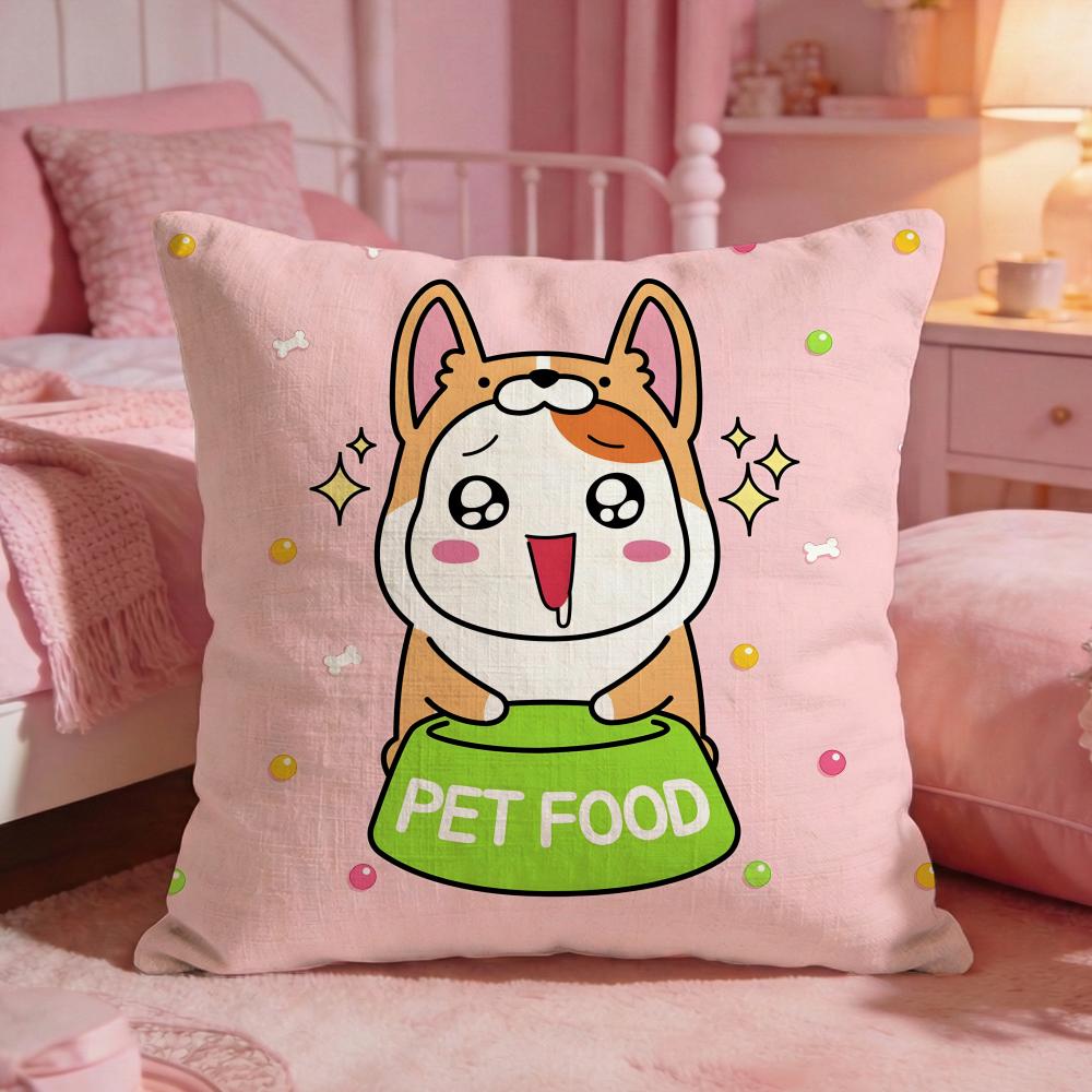 Oruchuban Ebichu Cushion Cover Premium Comfort Reversible Pillow Cove Two In One Design For Any Room Car Interior