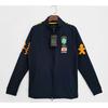 Brazil National Team Soccer Jacket Long Sleeve Hooded Sportswear Men Women Athletic Outerwear