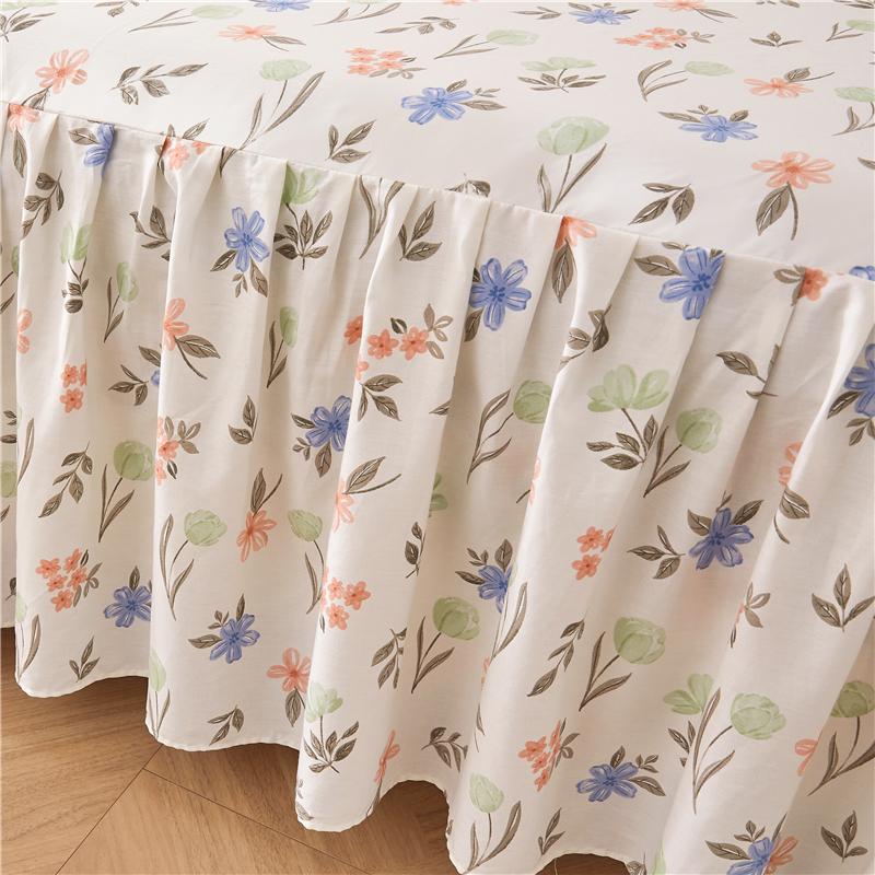 Комплект из 3 предметов с цветочным принтом, покрывало из 100% хлопка, мягкое покрывало в стиле принцессы для спальни, высококачественное покрывало с наволочками