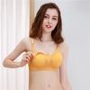 High Quality Single Handed Front Buckle Nursing Bra Breathable Women Breastfeeding Underwear Seamless Maternity Bra Push Up