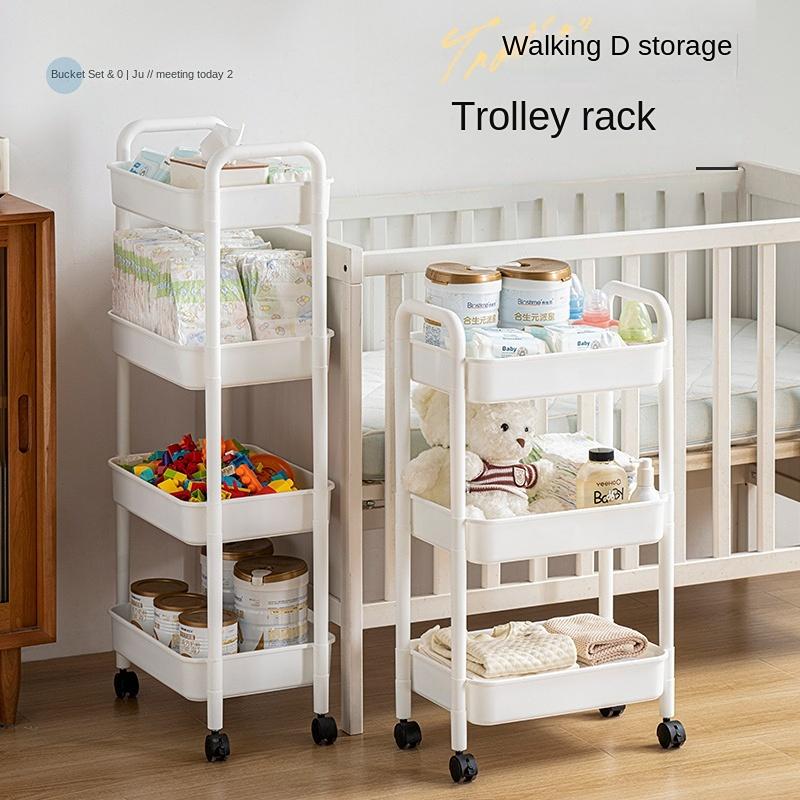 5-уровневая сверхмощная металлическая тележка на колесиках для хранения с запираемыми колесами, многофункциональные полки для хранения для кухни, гостиной, офиса,