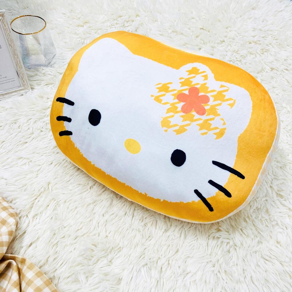 MORIPiLO Персонажи Sanrio Хелло Китти Подушка для тела Микроткань Плюшевая игрушка Подушка для сна Желтая 32x23x10см от Morishita Makura (Кушон для лица)