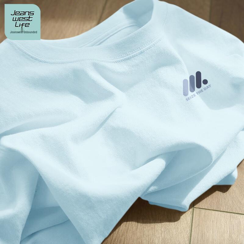 JEANSWEST LIFE Мужская хлопковая футболка в американском ретро-стиле, плотная