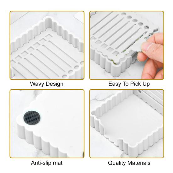 Диспенсер для заметок Yousheng с шаблоном Портативный органайзер для заметок и диспенсер для стикеров Компактный настольный ящик для хранения блокнотов 3x3 дюйма Офисные принадлежности