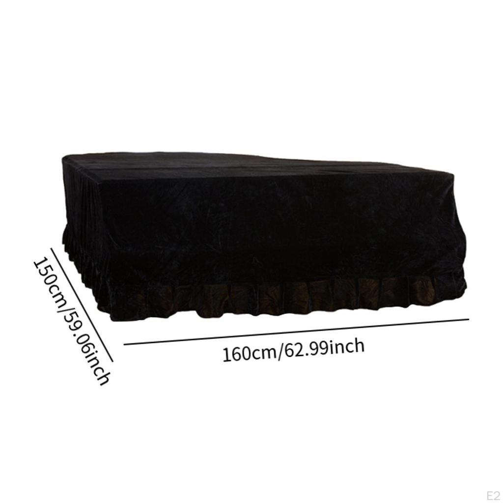 Чехол для рояля пылезащитный универсальный, мягкий, треугольный чехол, предотвращает повреждение от пыли