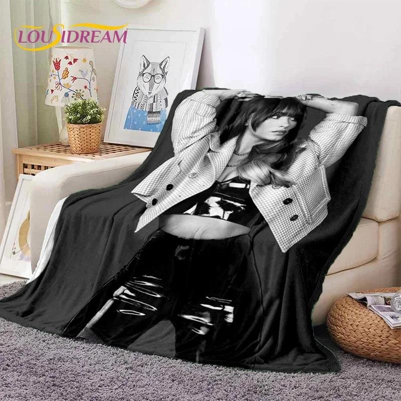 3D Cute Aitana Spanish Singer Soft Flannel Blanket for Beds Bedroom Sofa Picnic,Throw Blanket for Cover Outdoor Leisure Nap Gift