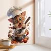 Милые Мультяшные Декоративные Кухонные Наклейки Настенные Наклейки