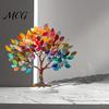 Colorful Tree Of Life Ornament of Desktop Ornament, Acrylic Tabletop Decoration, Creative Art Moisture-Proof Statue for Home Table Top Bedroom Living