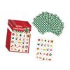 Xmas Winter Holiday Bingo Cards, Christmas Party Paper Game Indoor Home