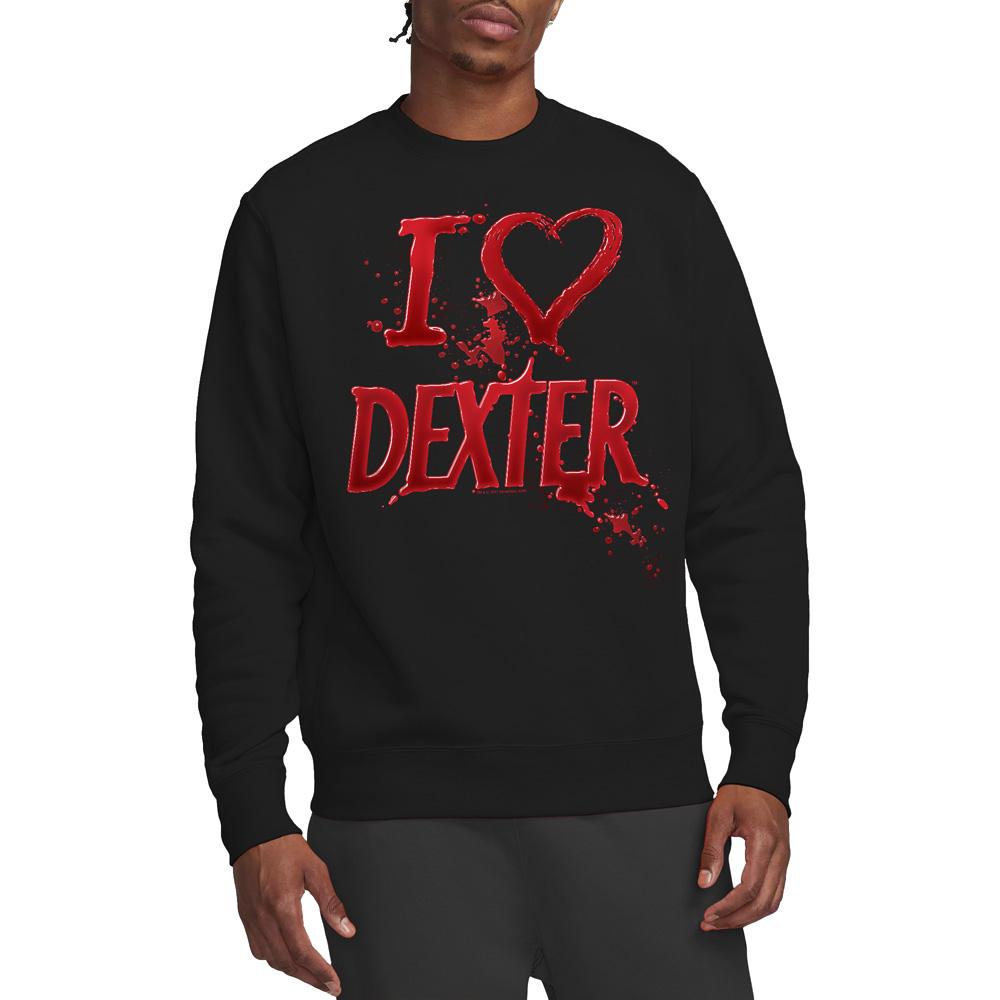 Dexter Unisex Adult I Heart Dexter Sweatshirt