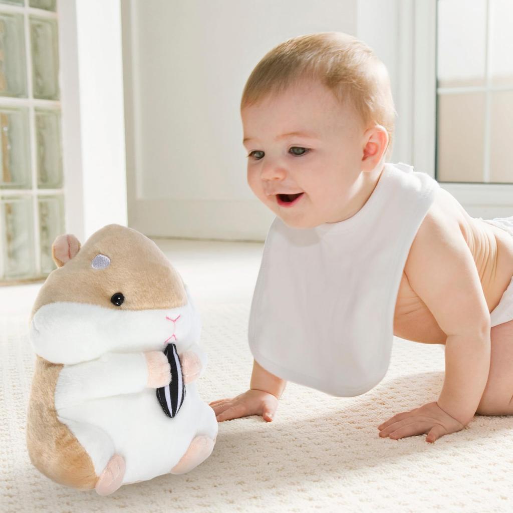 LIFKOME Плюшевая игрушка-хомяк, Пушистая и милая, Игрушка-животное, Декор персонажа, Сшитая обертка, Фигурка, 23 см