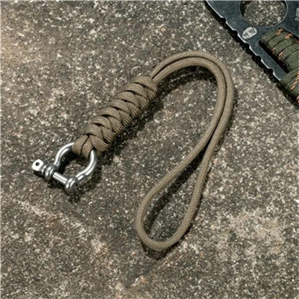 High Strength Paracord Keychain Outdoor Style Parachute Cord Keychain Survival Tool