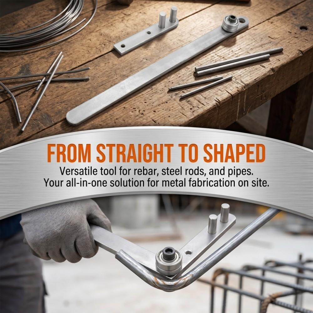 Multifunctional Tool Manual Rebar Bender Portable Workbench Bending Tool Home Use