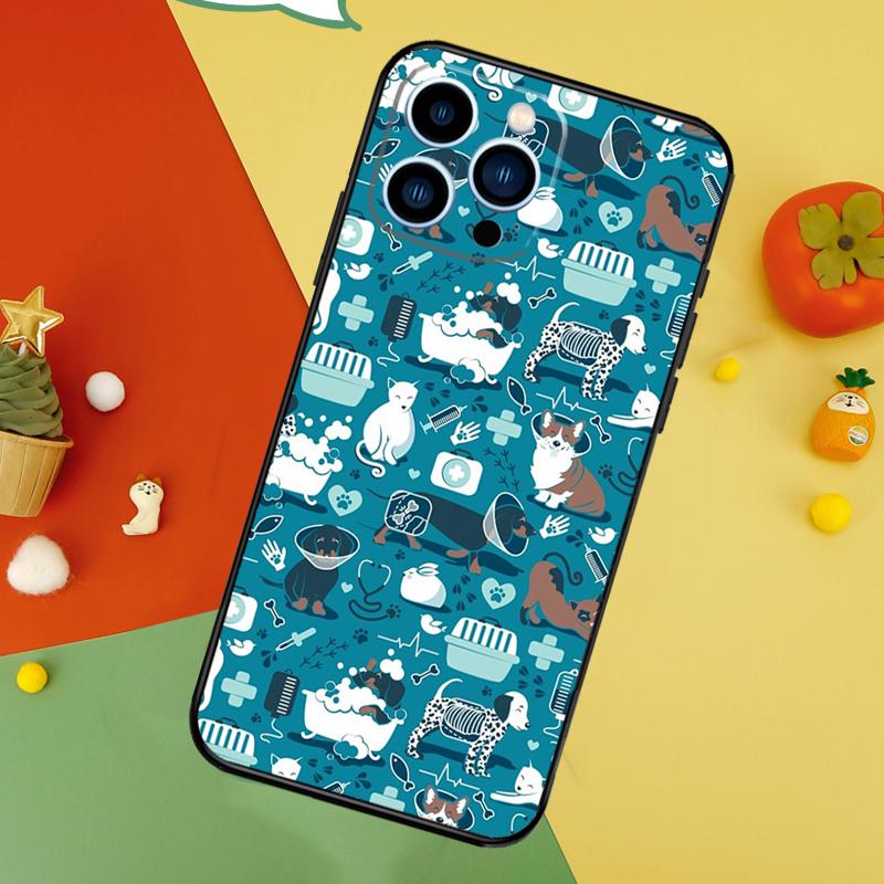 Ветеринарный рентгеновский чехол для iPhone 14 13 12 11 15 16 Pro Max Mini X XR XS Max 8 7 14 15 16 Plus Чехол Funda