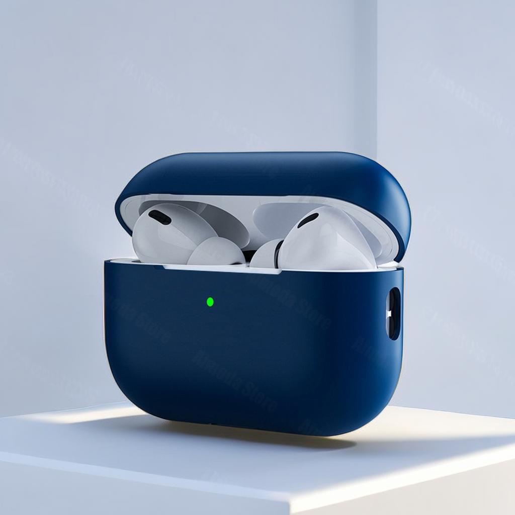 Чехол для Airpods Pro 2 Силиконовый Сплошной Беспроводной Чехол для Наушников Для Apple Air Pod Pro2 2-го Поколения Защитный Корпус