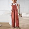Diyun Oumei Women's Solid Color Wide-leg Jumpsuit 2023 Summer Collection
