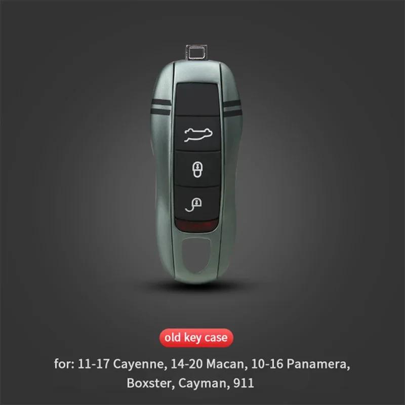AABKR1 For Porsche Macan Modified Key Case 718 Cayenne Key Case Panamera Key Chain 911 Car Accessories