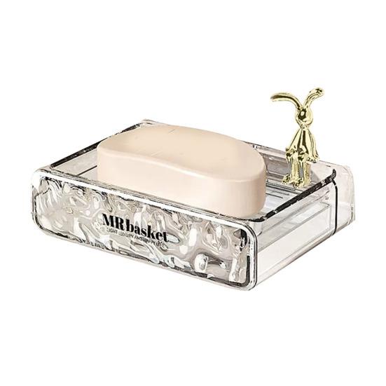 Soap Box Space-Saving Wall-Mounted Shower Soap Organizer Detachable Easy To Clean Soap Holder for Home Bathroom