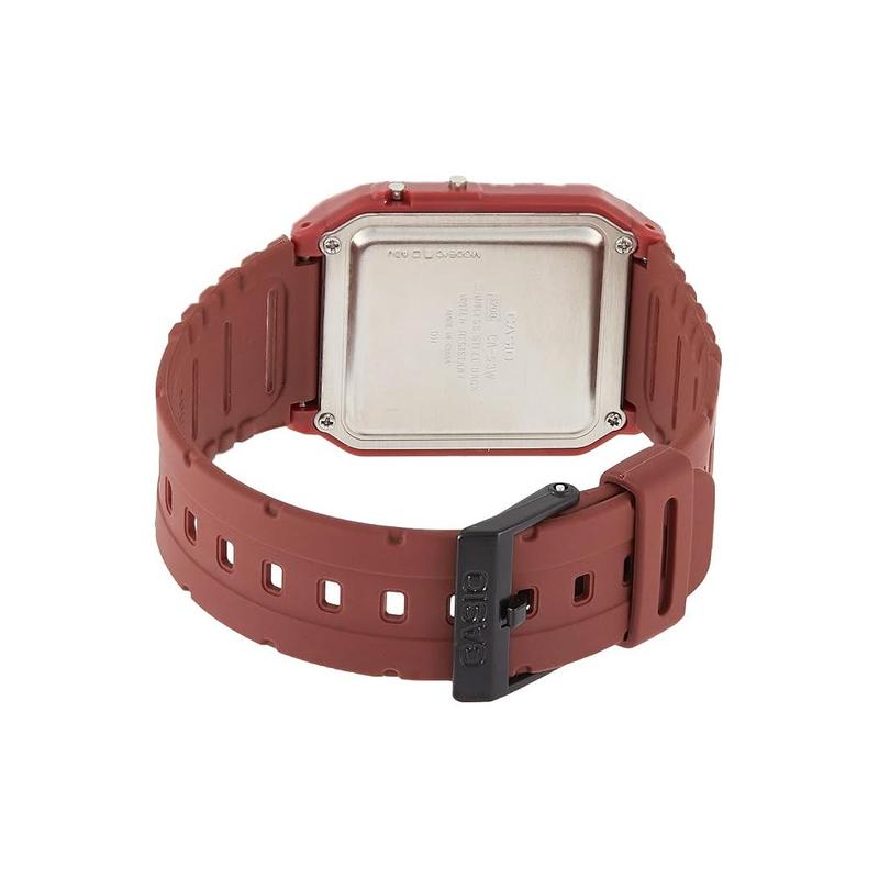 Casio Серия YOUTH - цифровой калькулятор, модный ЖК-дисплей, многофункциональный, водонепроницаемый, кварцевый механизм, полимерный ремешок, японский и CA-53WF-4B