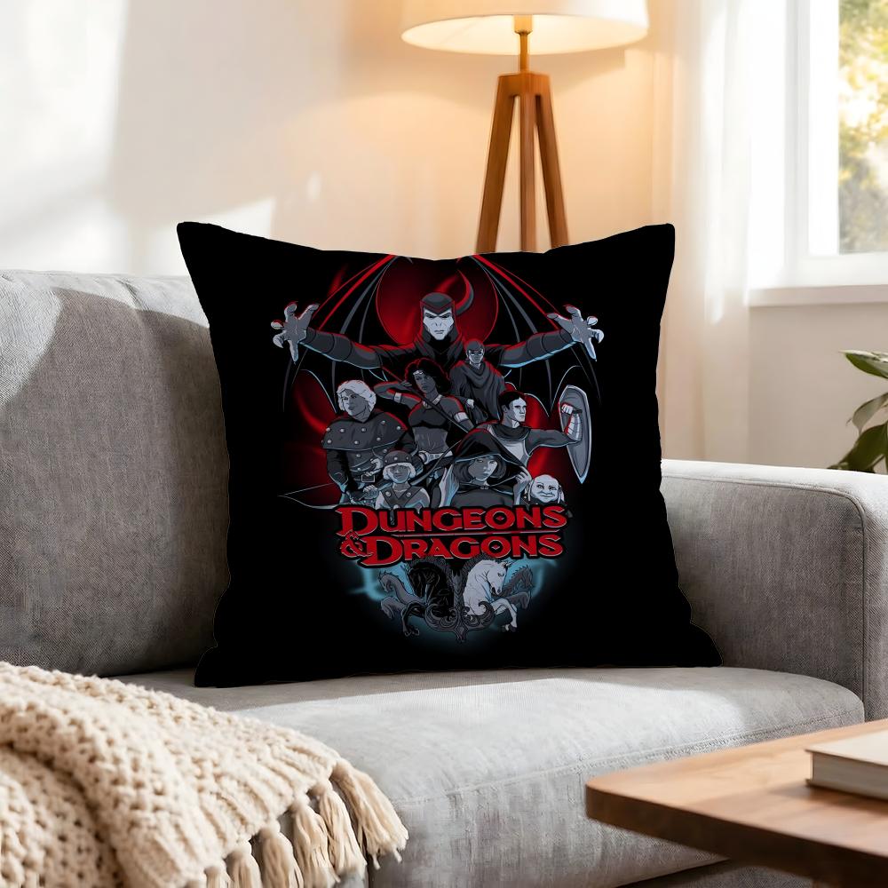 Game Dungeons Dragons Cushion Cover Pcs Decorative Covers Soft Cushion Case for Sofa Couch Decor x x Pillowcases
