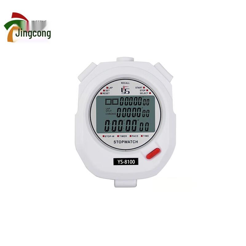 Jingcong 100-Lap 3-Row Digital Stopwatch