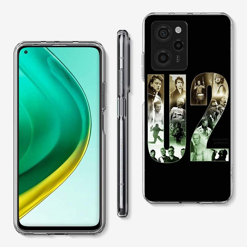 Чехол для телефона Band U2 для Xiaomi Poco M8 M7 M6 M4 M3 X7 X6 X4 Pro F7 Ultra M5S Mi 14 14T 15 15T 12T 10T Pro 12S 12 11 Lite Co