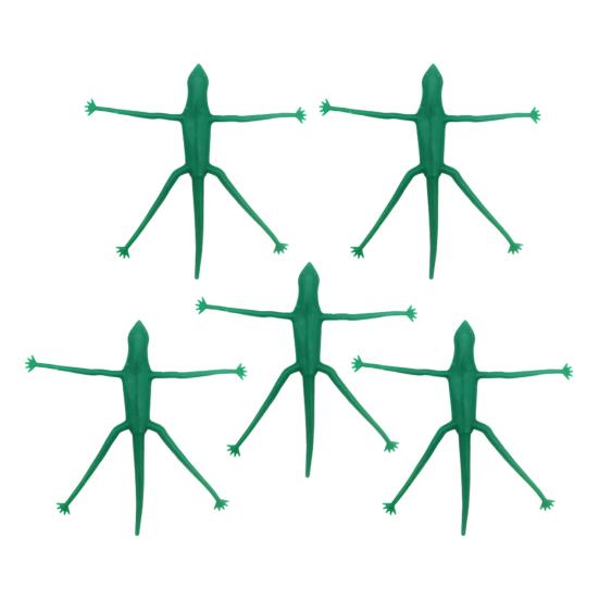 5 шт. Подставка для растений в форме лягушки, зажим для крепления растений в форме ящерицы, держатель для стеблей растений, опорная конструкция для небольших горшечных растений, суккулентов