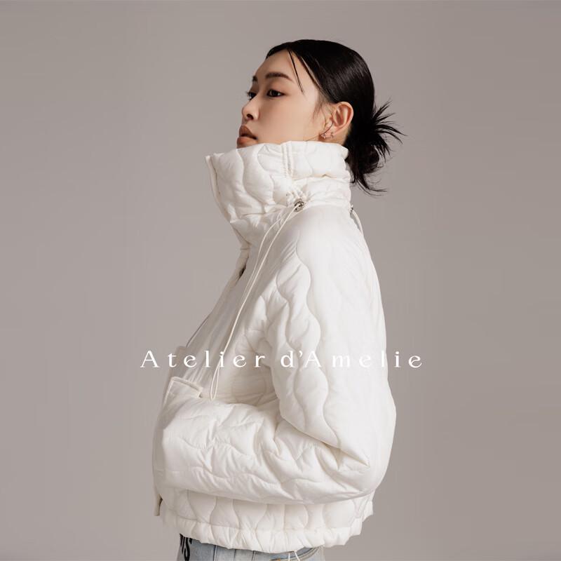Женская свободная куртка с высоким воротником от ATELIER D'AMELIE