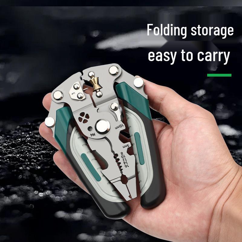 Многофункциональные клещи для электрика: Инструмент для зачистки, резки, расщепления, обжима и обмотки проводов