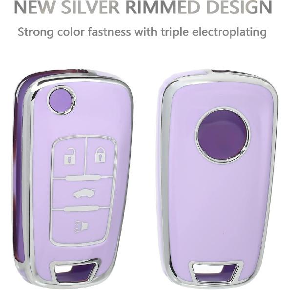 OFFCURVE Чехол для брелока Chevy Buick, Чехол-обложка для брелока из ТПУ для Buick Encore Chevy Chevrolet Camaro Equinox Impala Sonic Trax GMC Terrain Флип 4