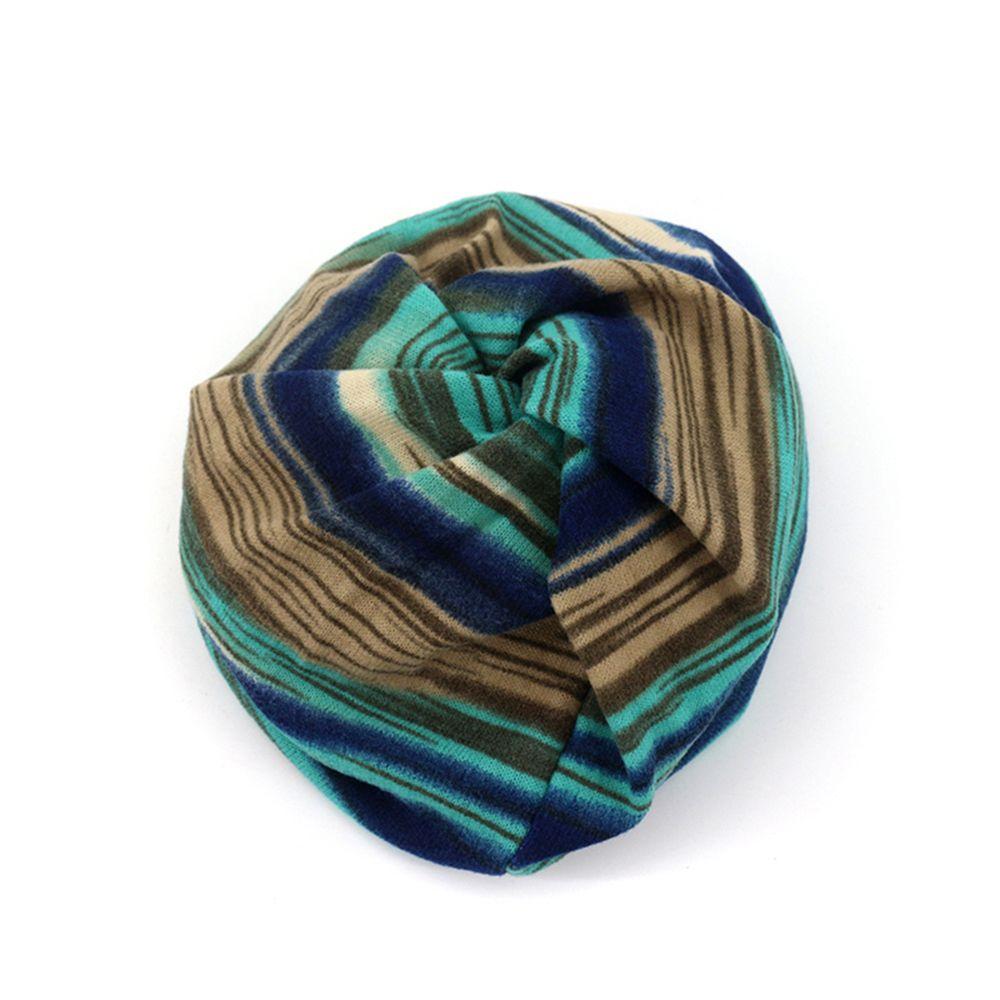 Korean Version Hedging Cap Multifunction Casual Stripe Print Turban Hat Hat