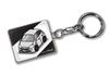 MKJP Custom Keychain Aqua G's NHP10 Base: Black, Base: Black Car Color: Silver
