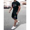 3D Printed Men's Summer Everyday Street Men's Short-sleeved T-shirt And Shorts Set Outdoor Beach Short Urban Fashion Set