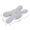 63x34x9cm Side Sleeper Pillow Blue Bed Pillow Ergonomic Neck Support Pillow  for Back Sleepers