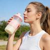 Бутылки для воды 540 мл Прозрачная посуда для напитков с мерной шкалой Герметичные бутылки для воды Большая вместимость для школы, спортзала, путешествий, на открытом воздухе Женщины, Мужчины