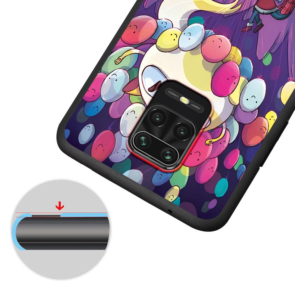 Fionna & Cake Case for Xiaomi Redmi 10A 10C 9C 12C 9A 9i 10 12 9 Prime 9T K40 Pro Black Soft TPU Mobile Phone Bag Cover