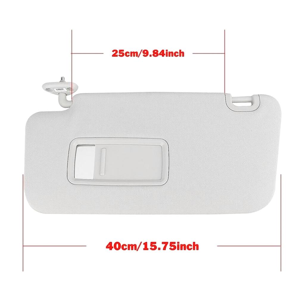 Левая водительская передняя оконная крышка автомобиля, солнцезащитный козырек с зеркалом для макияжа, совместимая с 92011SC033LO 2009-2013