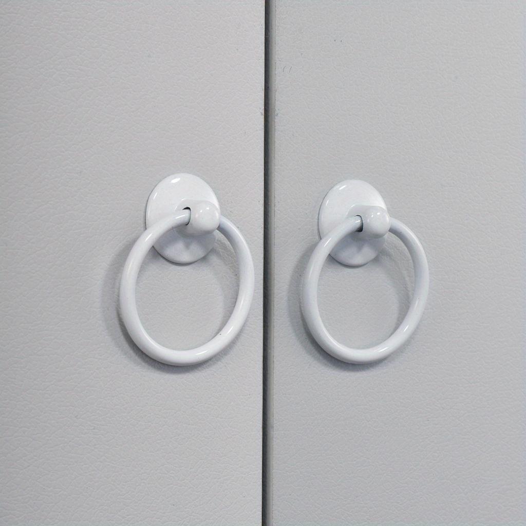 2pcs Circular Single Hole Drawer Handles, Cabinets, Wardrobe Handles,Vintage Alloy Handles