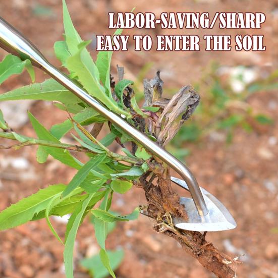 Корнеудалитель Рычажная Основа V-образная Вилка Острый Наконечник Ржавчиноустойчивый Прополка Высокая Твердость Экономия Труда Ручной Корнеудалитель Садовый Гаджет