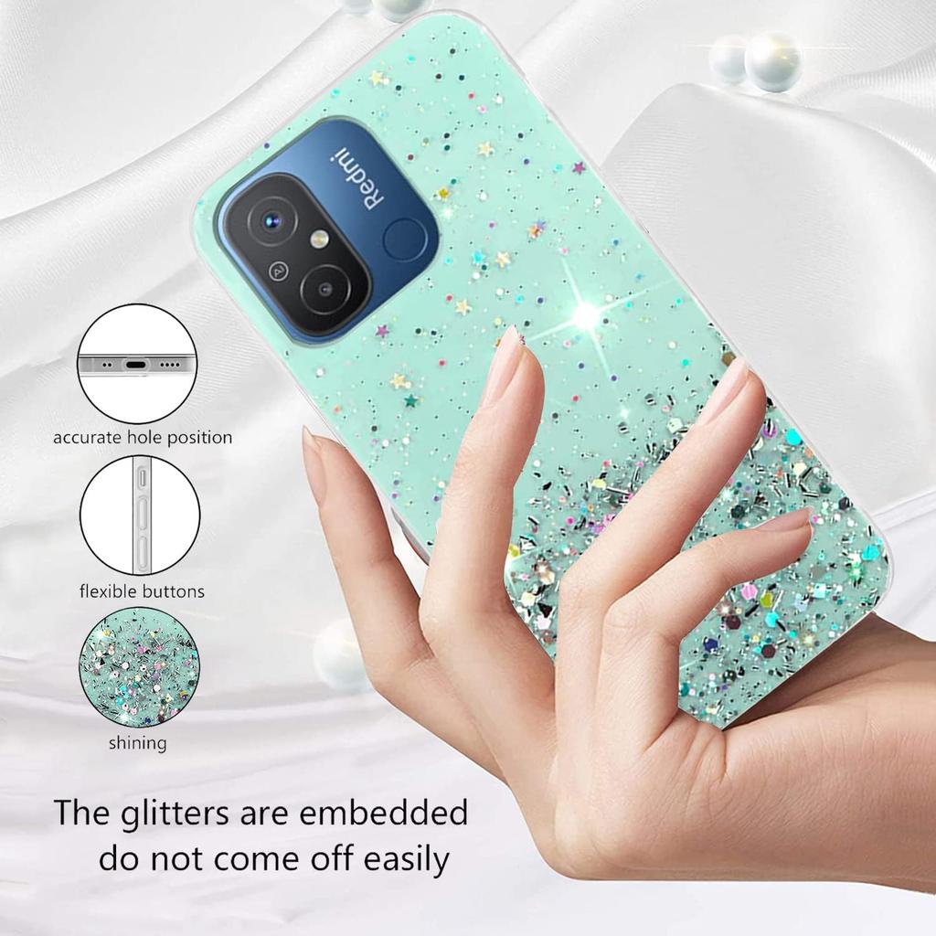 Чехол для Xiaomi Redmi 12C 13C A2 A1 A3 12 10C 10 Redmi Note 13 Pro Plus 12 11 Poco X6 M6 X5 Pro M5S X3, блестящий блестящий силиконовый мягкий тонкий чехол