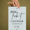 Wish List Calendar, Home Decoration, Holiday Gift, Family Must-have Calendar