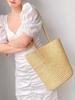 2025 Summer Women's Large Capacity Woven Straw Beach Shoulder Bag
