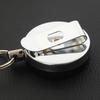 1/2Pcs Heavy Duty Retractable Pen Camping Pull Holder Reel Carpenter Pencils Anti Lost Rope Key Ring Chain Belt Clip