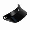 3 Snap Helmet Sun Shade Wind Resistant Helmet Peak Visor  For 3/4 Open Face Helmets