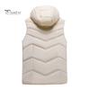 Женский осенне-зимний утепленный жилет с 11 зонами подогрева, 3 уровня температуры, застежка-молния с карманами на молнии, однотонный теплый жилет без рукавов с подкладкой для домашних выходов