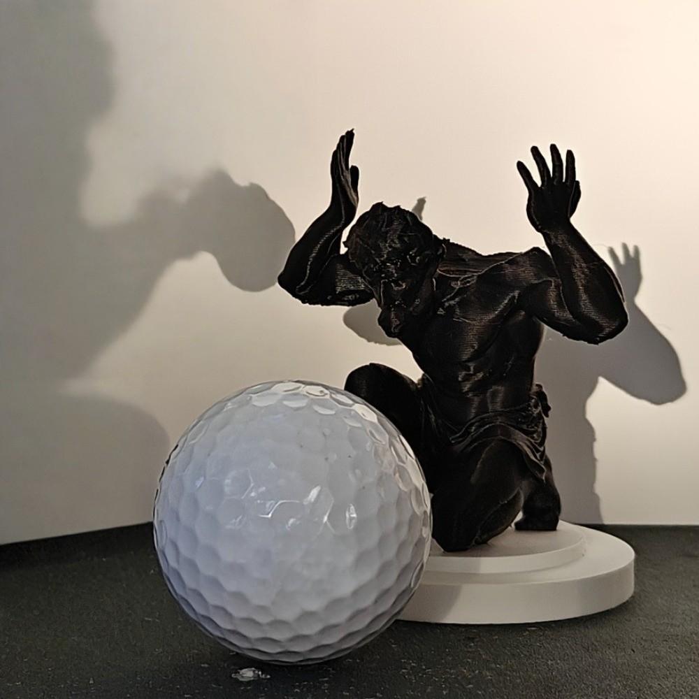 Funny Golf Ball Storage Holder Creative Decorative Ball Bracket Single Ball Rack  Desk Decor
