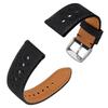 [Anbeer] ремешок для часов 22 мм, замшевый, в стиле ралли, кожаный, сменный ремень для часов, поставляется с инструментами для замены, черный