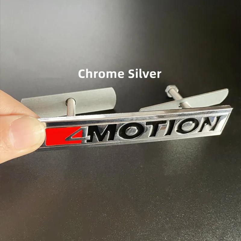 AABIM1 1Pcs 3D Metal 4 MOTION Logo Car Rear Trunk Emblem Badge Sticker Accessories For Volkswagen GOLF Polo Tiguan Jetta Magotan Passat