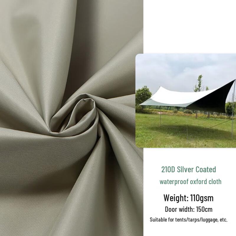 Lishi 210D Waterproof Oxford Tent Tarp Fabric